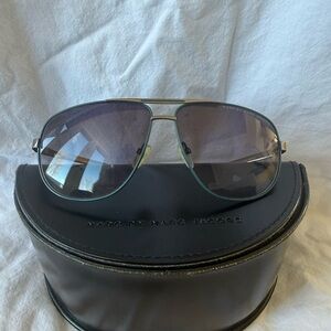 Marc by Marc Jacobs Silver Aviator Sunglasses